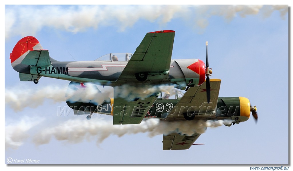 Aerostars Formation Aerobatic Team - 6x Yakovlev Yak-52 TW