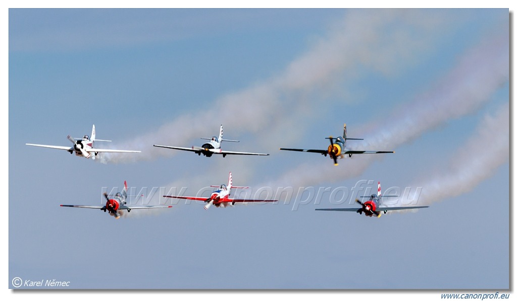 Aerostars Formation Aerobatic Team - 6x Yakovlev Yak-52 TW