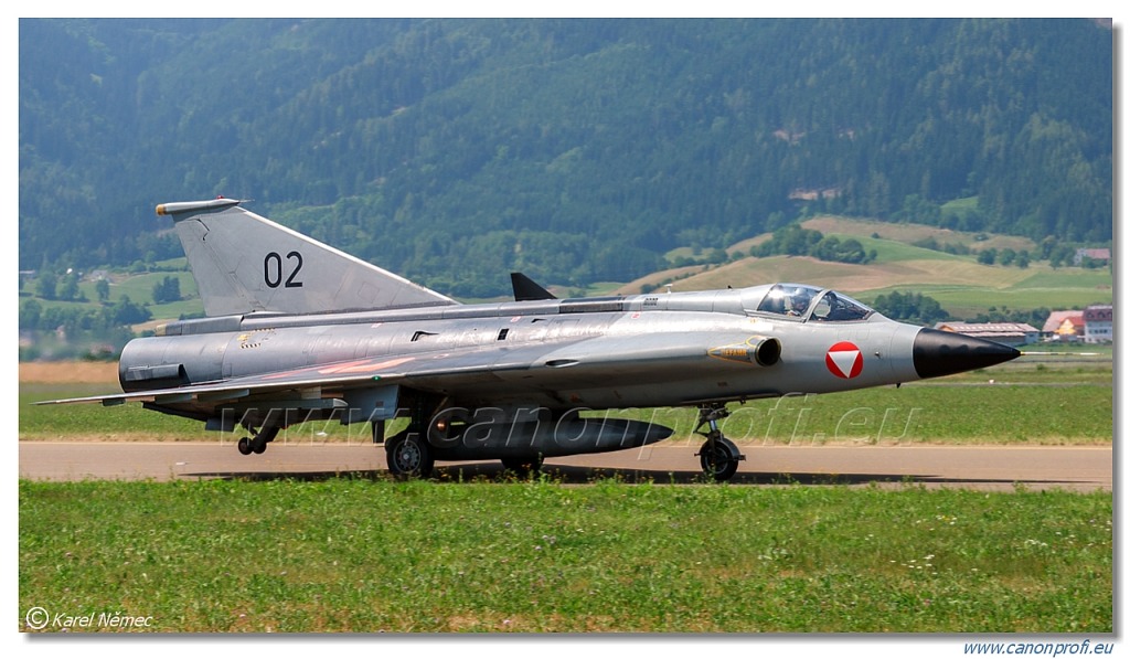 Austrian Air Firce - 6x Saab J35Ö Draken