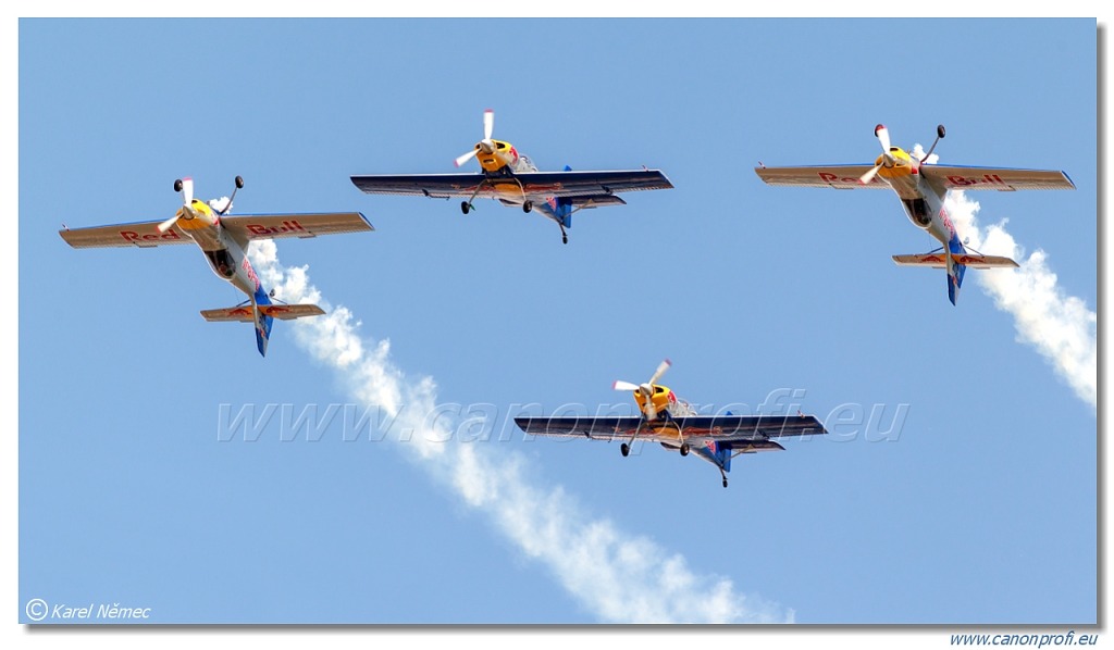 Flying Bulls Aerobatics Team - 4x Zlin Z-50LX