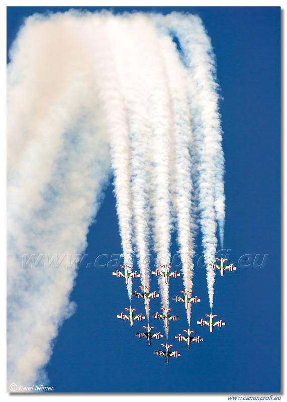 Frecce Tricolori - 9x Aermacchi MB-339-A/PAN