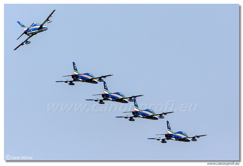 Frecce Tricolori - 9x Aermacchi MB-339-A/PAN