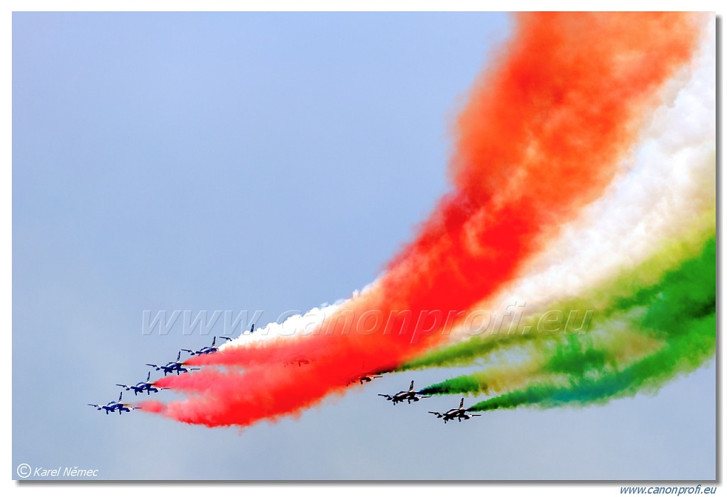 Frecce Tricolori - 9x Aermacchi MB-339-A/PAN