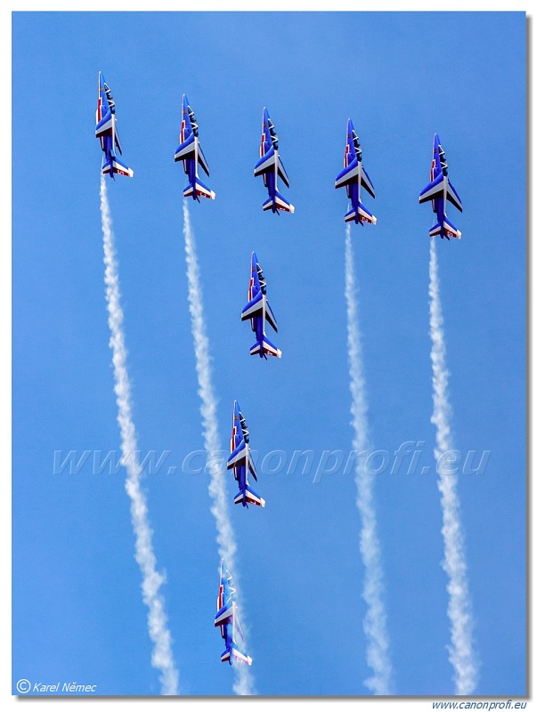 Patrouille de France – 8x Dassault/Dornier Alpha Jet