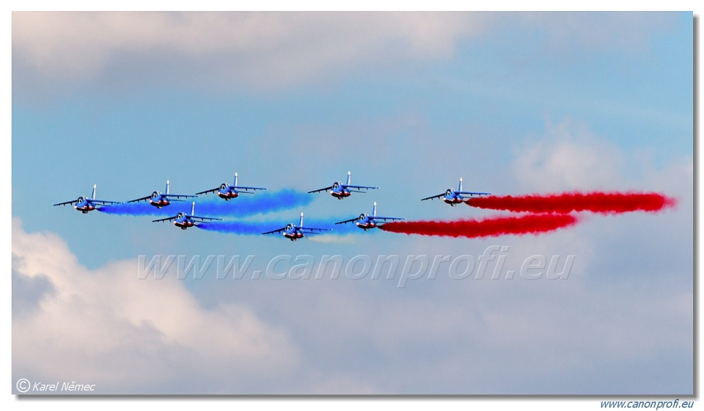 Patrouille de France – 8x Dassault/Dornier Alpha Jet