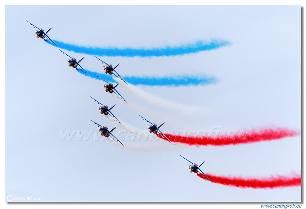 Patrouille de France – 8x Dassault/Dornier Alpha Jet