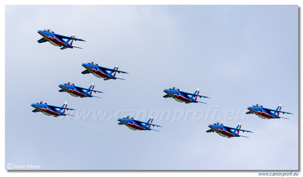 Patrouille de France – 8x Dassault/Dornier Alpha Jet