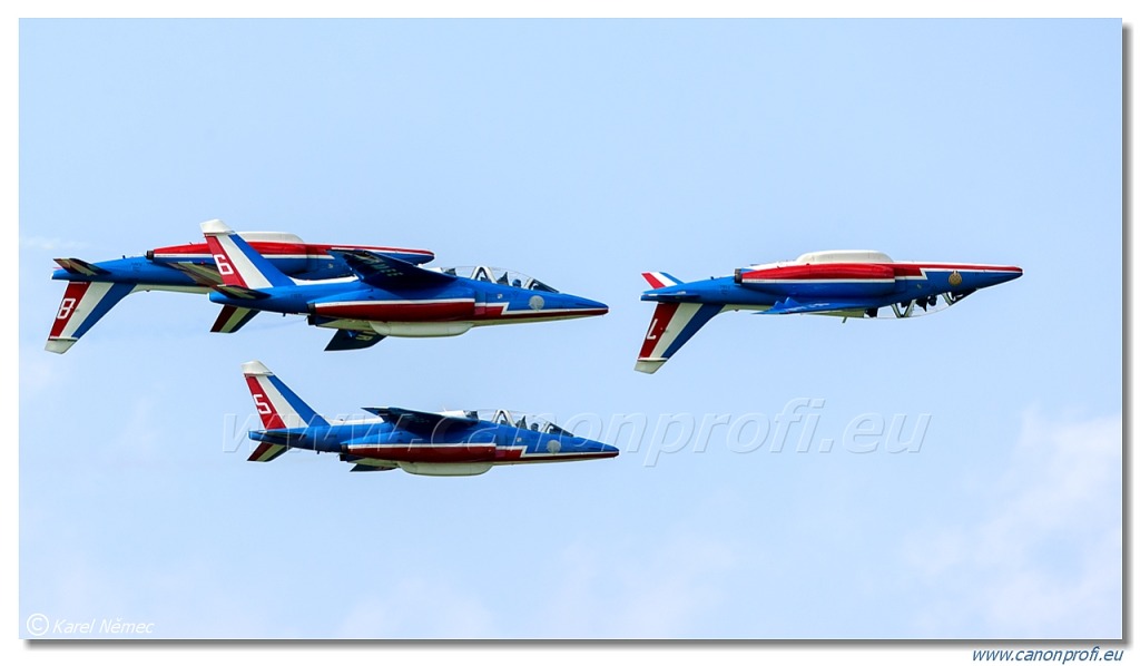 Patrouille de France – 8x Dassault/Dornier Alpha Jet