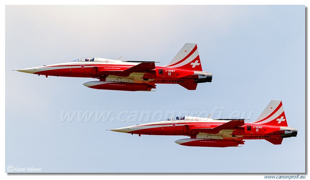 Patrouille Suisse - 6x Northrop F-5E Tiger