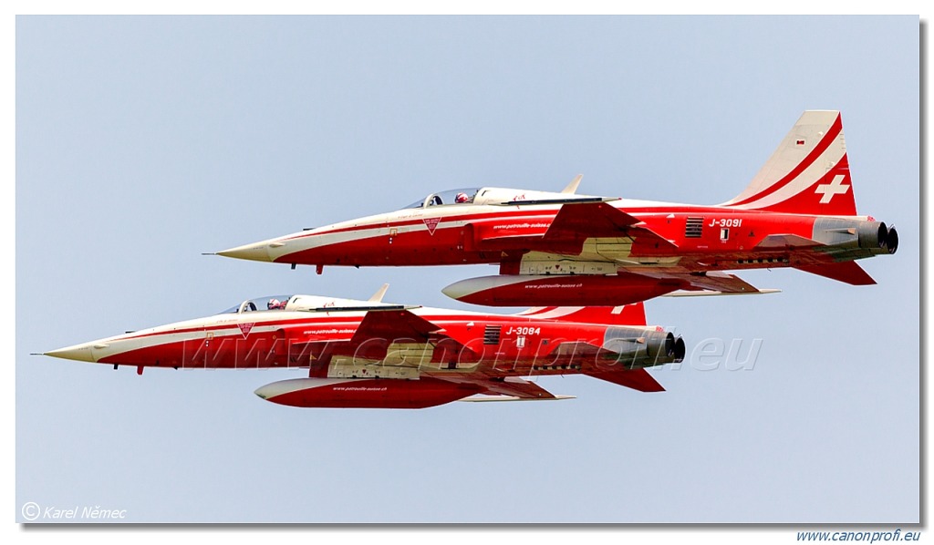 Patrouille Suisse - 6x Northrop F-5E Tiger