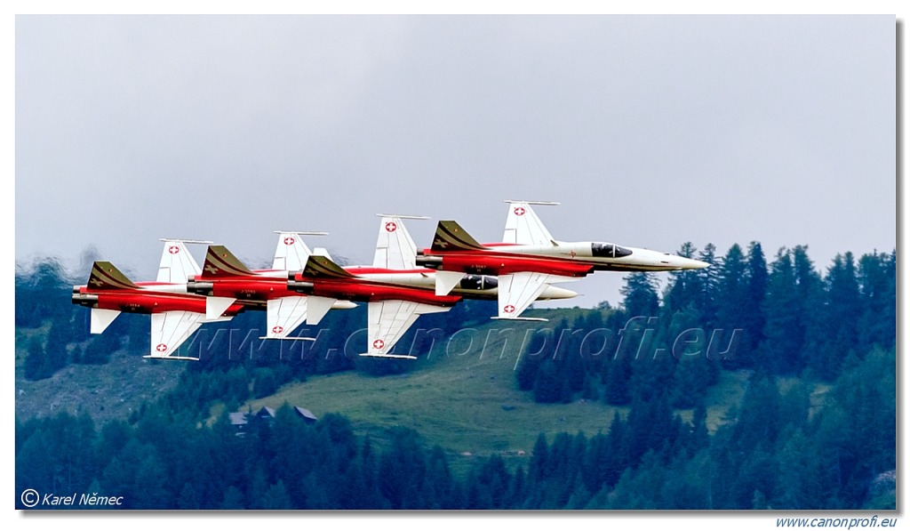 Patrouille Suisse - 6x Northrop F-5E Tiger