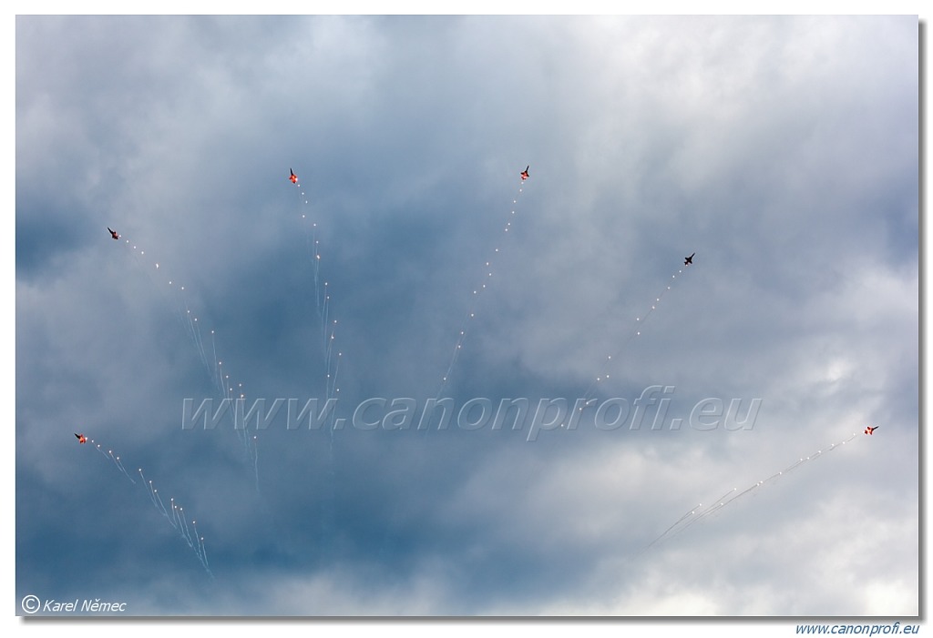 Patrouille Suisse - 6x Northrop F-5E Tiger