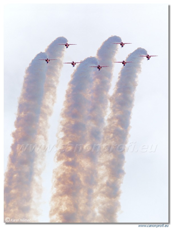 Red Arrows - 9x BAE Hawk T1