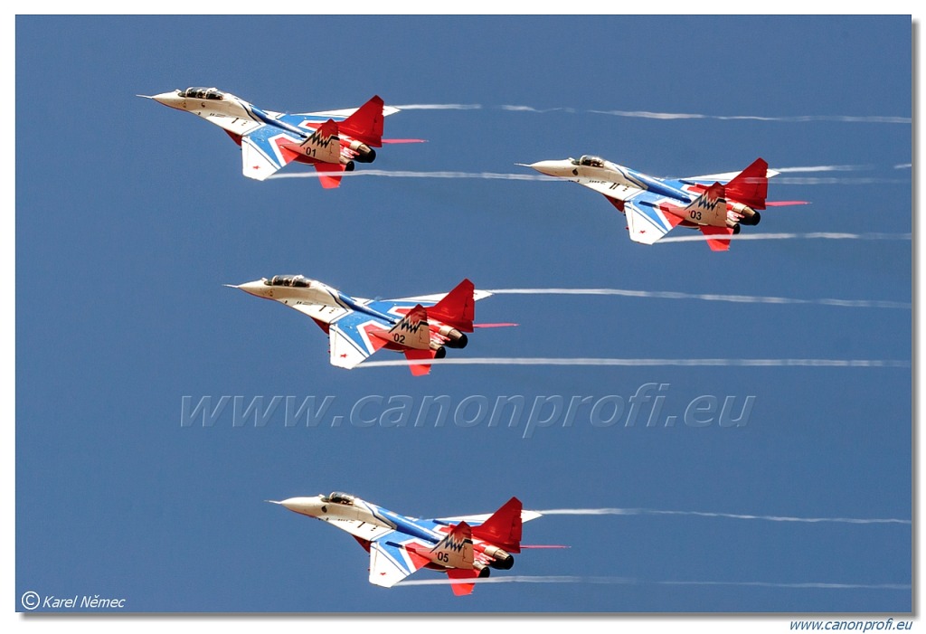 Strizhi (Swifts) - 3x Mikoyan MiG-29, 2x MiG-29UB