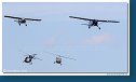 Auster AOP9, De Havilland DHC-2 Beaver AL1, Westland Scout AH Mk1 + Agusta Bell Sioux AH Mk1 