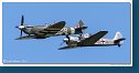 Supermarine Spitfire Mk XVIe + Focke Wulf FW-190 A8/M