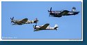 Supermarine Spitfire Mk XVIe + Focke Wulf FW-190 A8/M + Chance Vought F4U-4 Corsair
