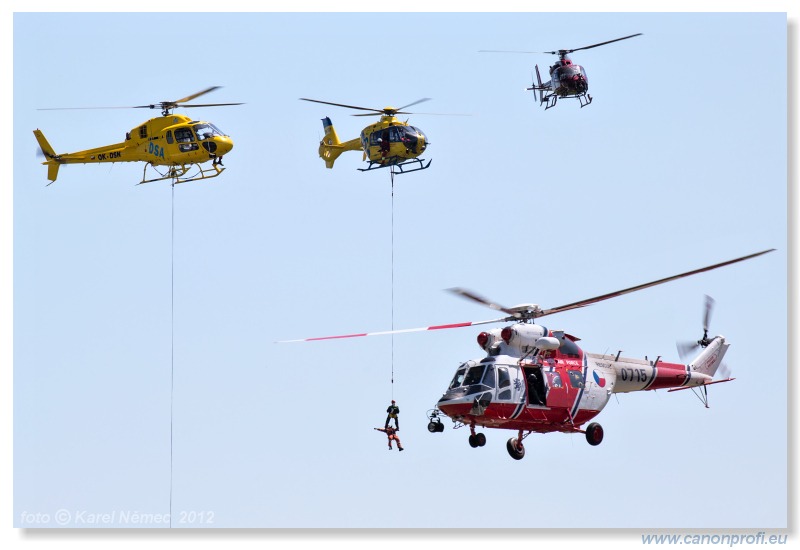 Helicoptershow Hradec Králové 2012