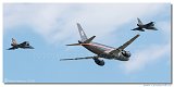 Airbus A319CJ + Saab JAS 39C Gripen 