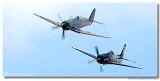Hawker Sea Fury Mk.II + Grumman Bearcat F8F