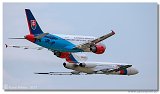 Airbus A319CJ + Tupolev Tu-154M