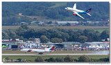 Airbus A319CJ + Tupolev Tu-154M