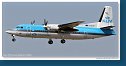 Fokker 50  KLM Cityhopper  PH-KVF