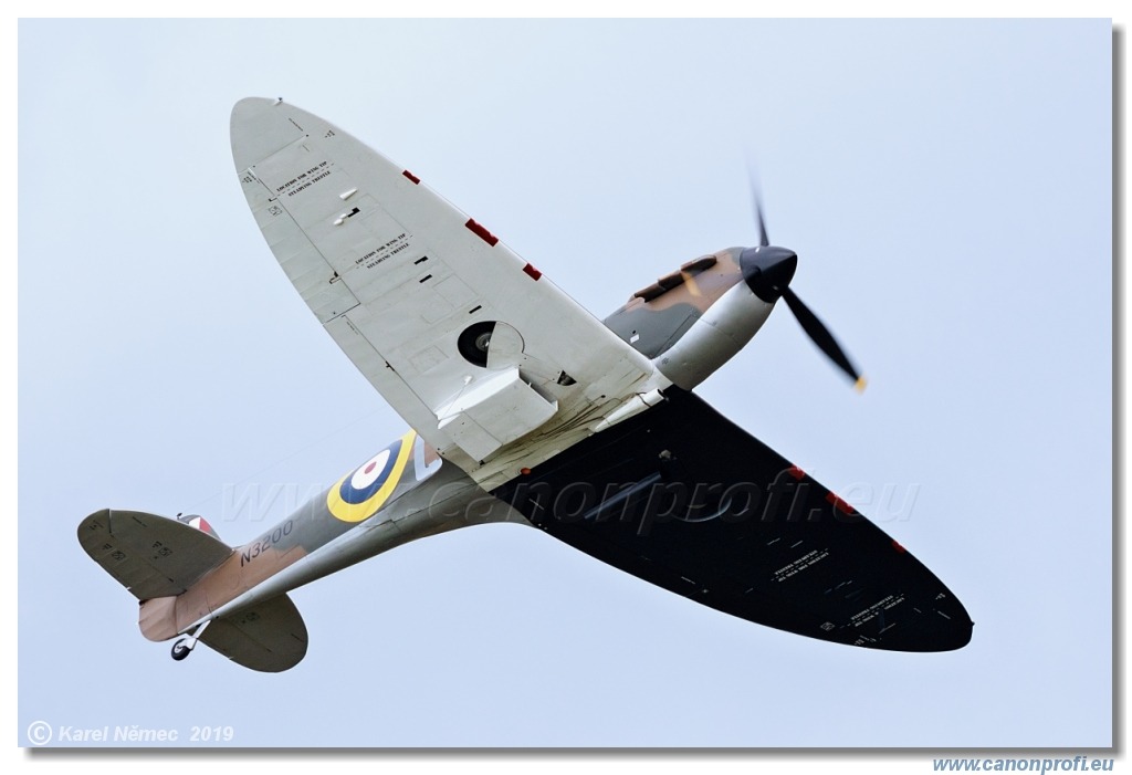 Air Festival 2019  -  IWM Spitfire flypast