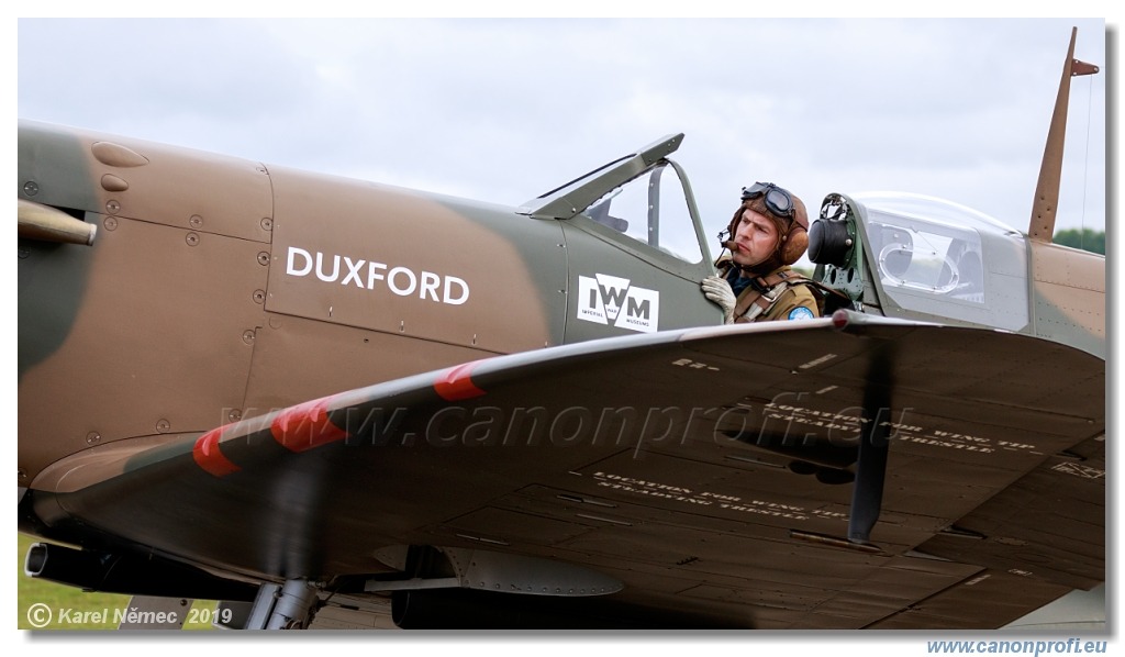 Air Festival 2019  -  IWM Spitfire flypast