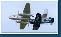 North American B-25J Mitchell + Vought F4U-4 Corsair 